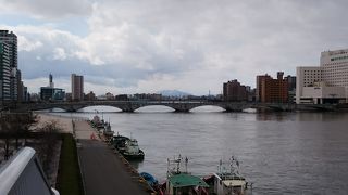 新潟市のシンボルの橋