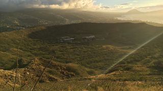 朝のトレッキングに