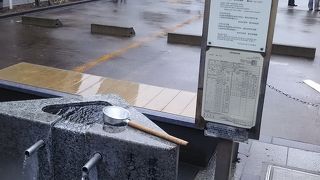 日本の名水１００選のひとつ