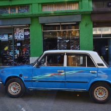 普通のタクシー