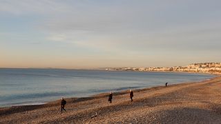 石だらけのビーチ