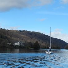 遊覧船からの風景