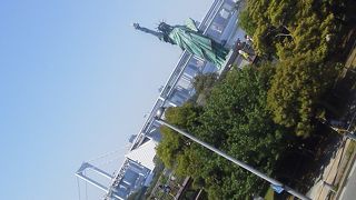 彼とのお台場王道デート＠自由の女神像