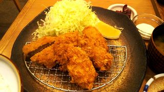 牡蠣とヒレカツご膳 ♪