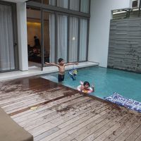 部屋付きプール