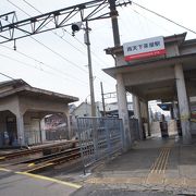 南海汐見橋線西天下茶屋駅、昔の佇まいが残る一角だな