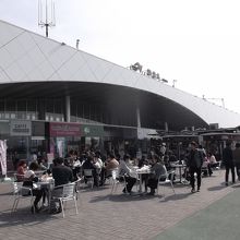 下り線SAの風景