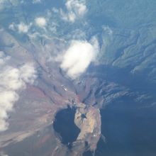 富士山を真上から