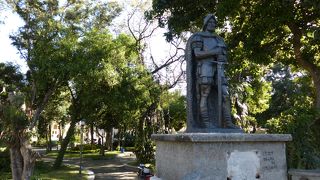 緑が多く人混みとは無縁です