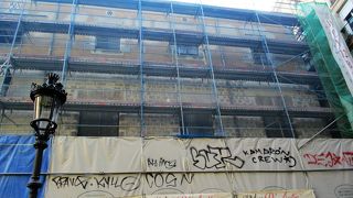 ランブラス通りの横道です