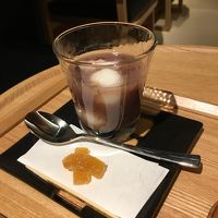 お汁粉のサービス