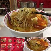 甘辛のスープが「蒙古タンメン中本 渋谷店」