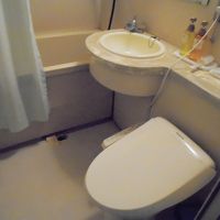 浴槽では脚を伸ばせました