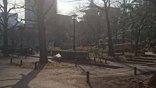 塔のある公園