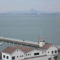 窓からの景色は琵琶湖