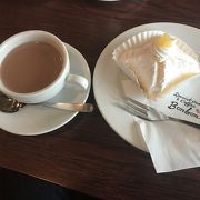 ケーキがおいしい