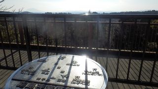 桜島まで見えた