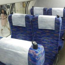 グリーン車の座席