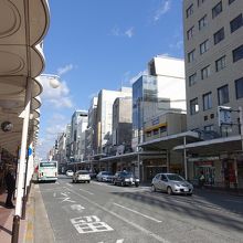 四条河原町付近。