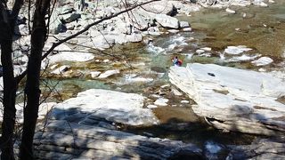 かずら橋の周辺