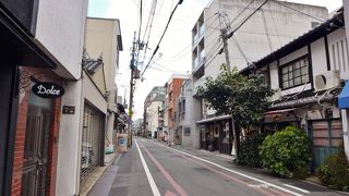 普通の通りです