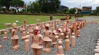 埴輪だらけの大規模公園（保渡田古墳群）