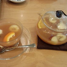 フルーツティーをチョイス