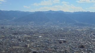甲府盆地を一望（愛宕山）