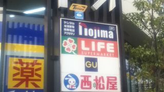 千住大橋駅近くのショッピングセンター