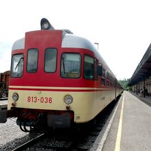 駅からは列車が　今は観光線になった
