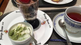 パフェのセットがお得