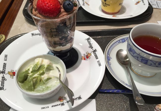 パフェのセットがお得