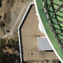 出雲日御碕灯台、上から見ると・・・。