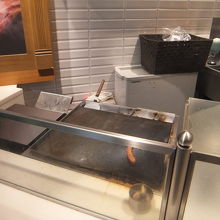 こんな感じで焼きます。いい香りです。