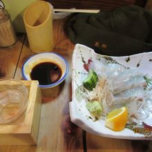 刺身は美味かったが１，０００円と高額。