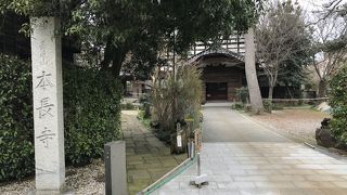 きれいに整備された境内