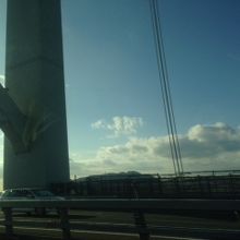 関門橋からの風景