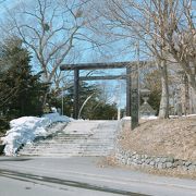 JR江別近くにある「江別神社」