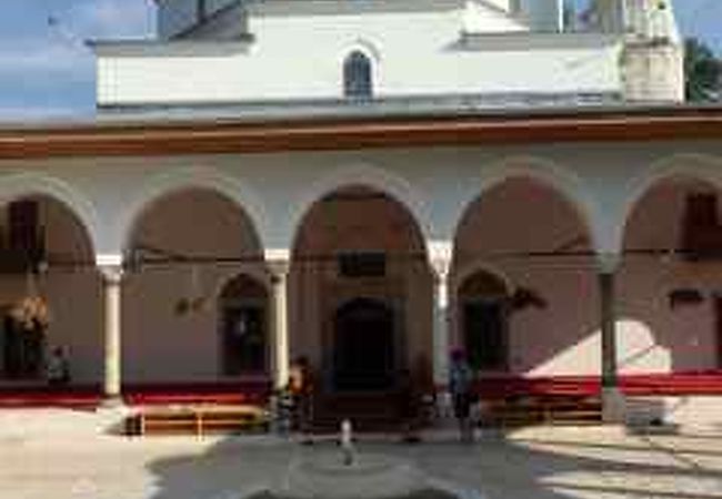 中庭がゆったりとしてました