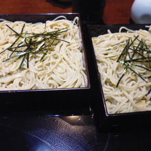 お代わりのできる蕎麦
