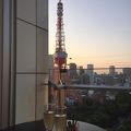 クラブフロア タワービューで東京タワーを満喫