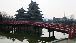 松本城のアクセント