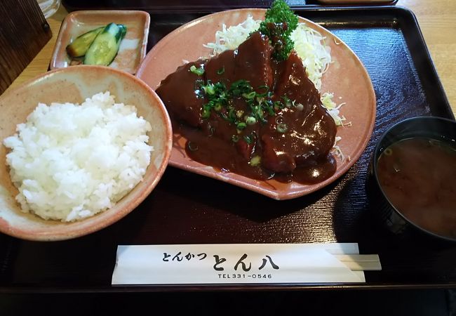 甘い味噌とんかつのお店