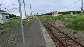 根室本線の普通の駅でした