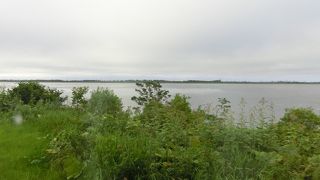 曇りで絶景の夕日が見えませんでした