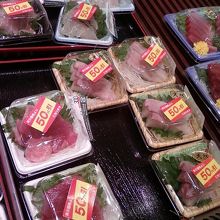 小分けパックがいっぱいです。