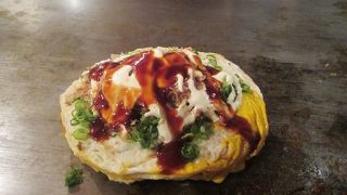 普通のお好み焼き、普通においしかった。