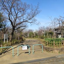 公園の南側入口