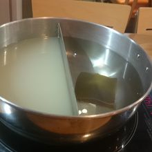 スープは 二種類