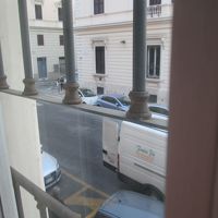 出発日の朝の窓からの眺め